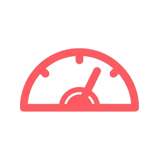 Speedometer red